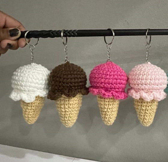 Ice Cream Keychain