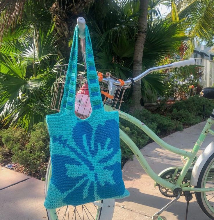 Hibiscus Tote Bag