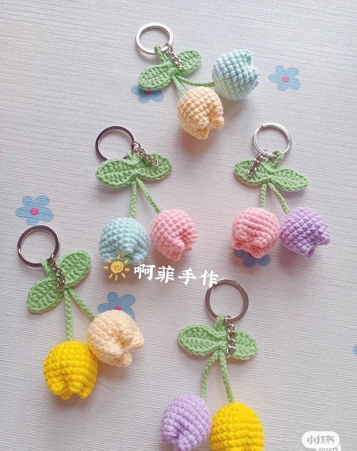Tulip Keychain